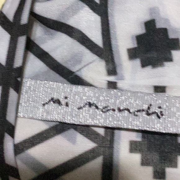 Womens subliminal print Dress short sleeves SMALL Black & White - Picture 9 of 9